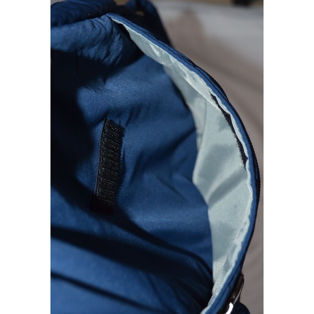 Ameribag 17" Healthy Back Blue Sling Bag Teardrop Shape Adjustable Strap - Picture 6 of 16